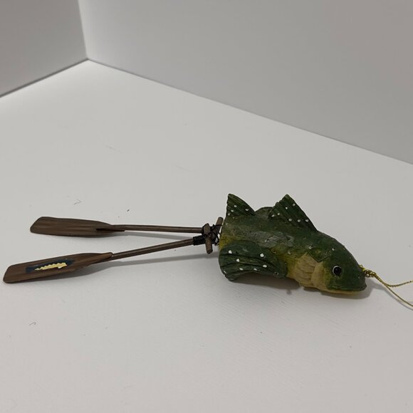 Vintage Fish With Oars Christmas Ornament - Picture 4 of 11